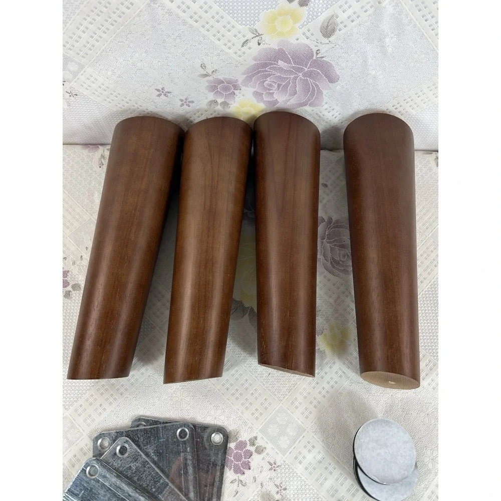 Angled Furniture Legs 8 Inch Slanted Wood Legs for Ottoman Bench Coffee‎ Table